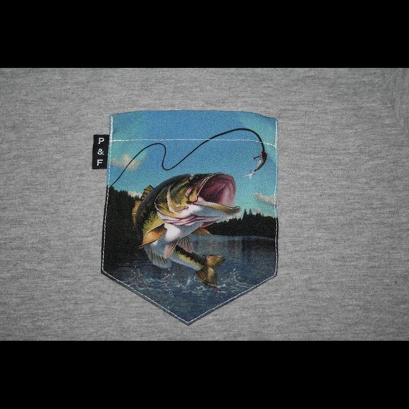 Bass Fishing T-Shirt Men’s Size Medium Fishing Shirt - Picture 2 of 5